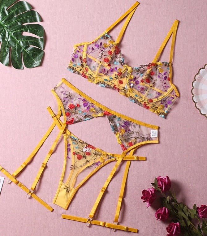 Demano™ | Set di lingerie francese a 3 pezzi