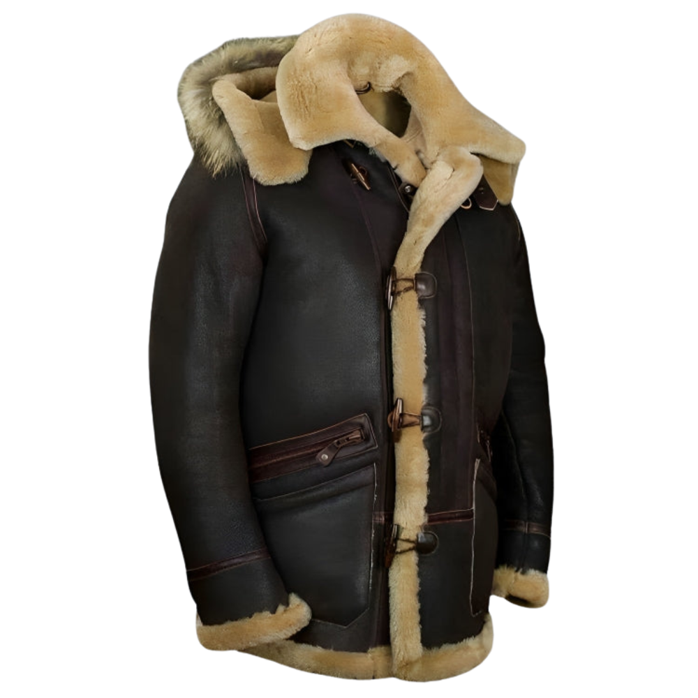 Demano™ | Giacca Invernale Classica in Pelle