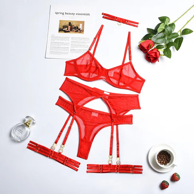 Demano™ | 4-piece lingerie set