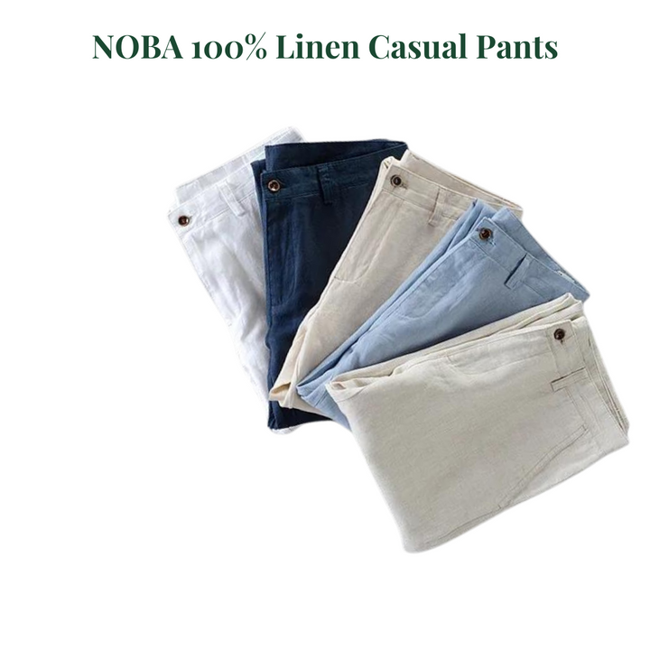 Pantaloni Casual 100% Lino