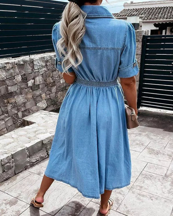 GINNY - DENIM DRESS