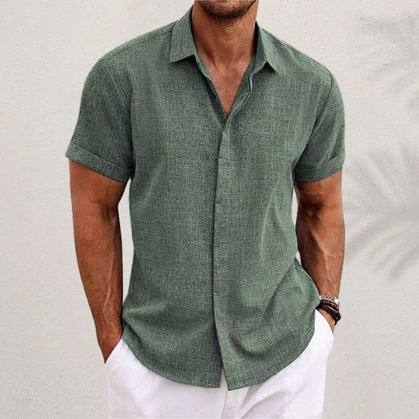 Oliver™ | Camicia a Maniche Corte di Comfort Senza Sforzo