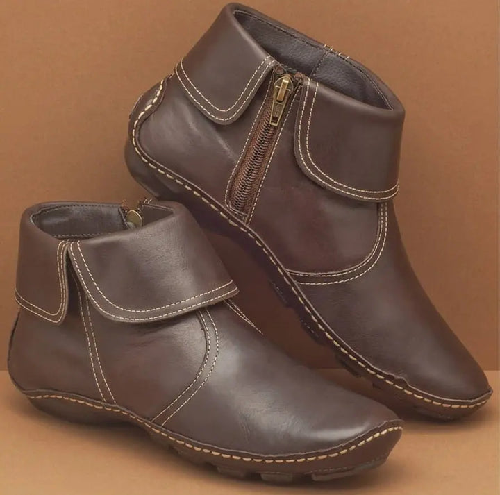 Demano™ Ankle Boots – Premium Leather, Warmth &amp; Waterproof Protection