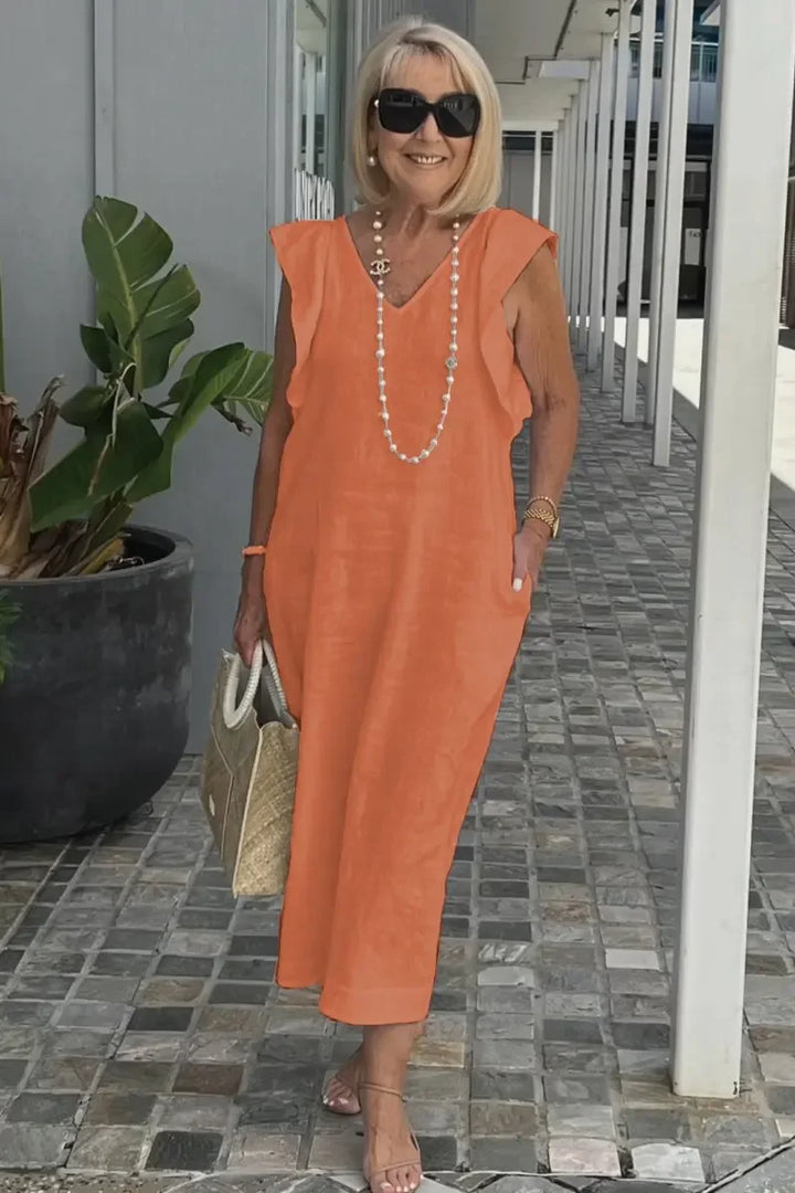 HELGA - ELEGANT MIDI DRESS