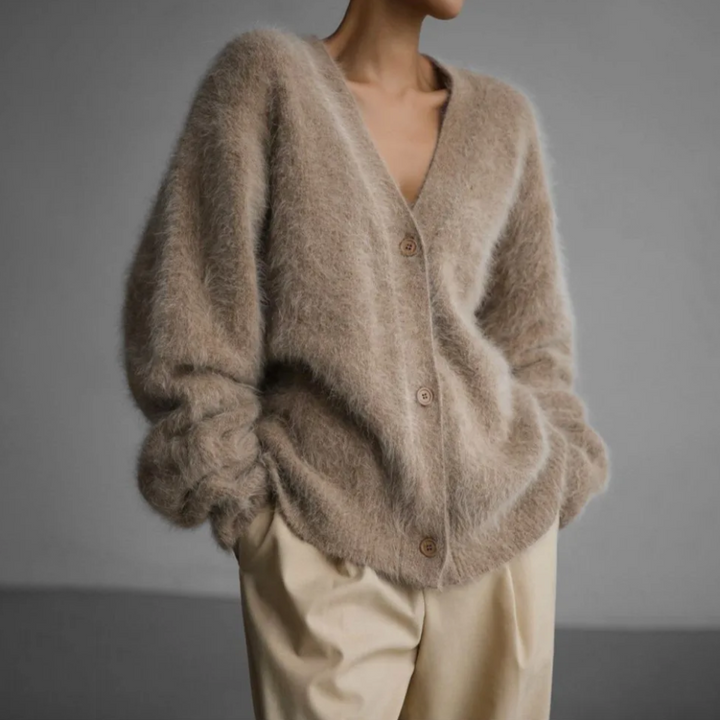 Elke Elegante Cardigan in Cashmere