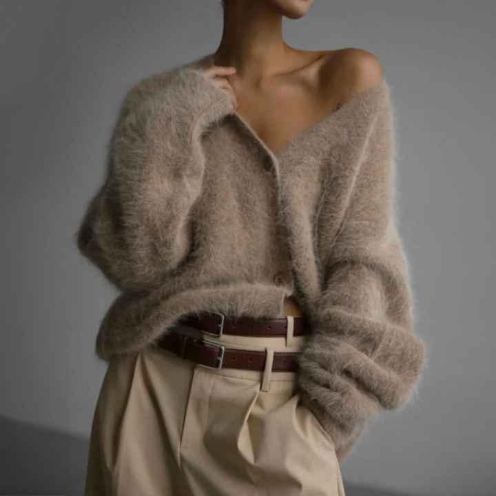 Elke Elegante Cardigan in Cashmere