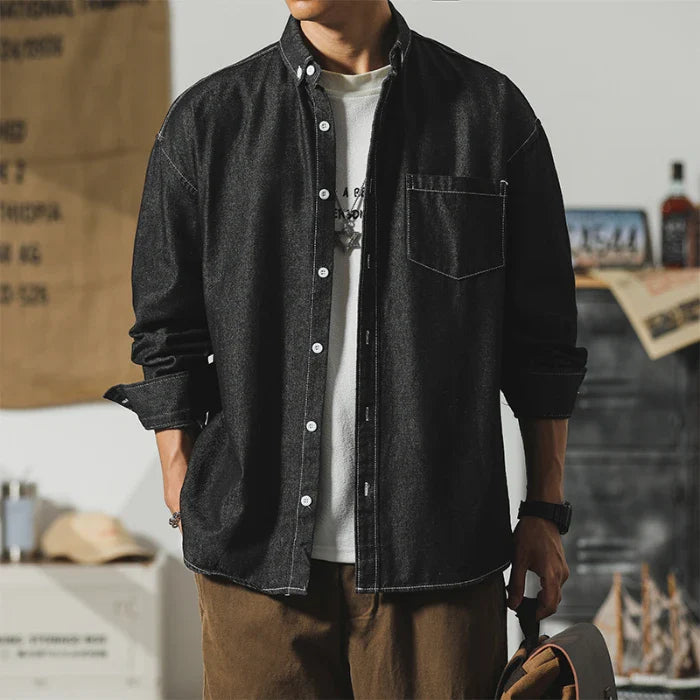 Camicia Overshirt in Denim