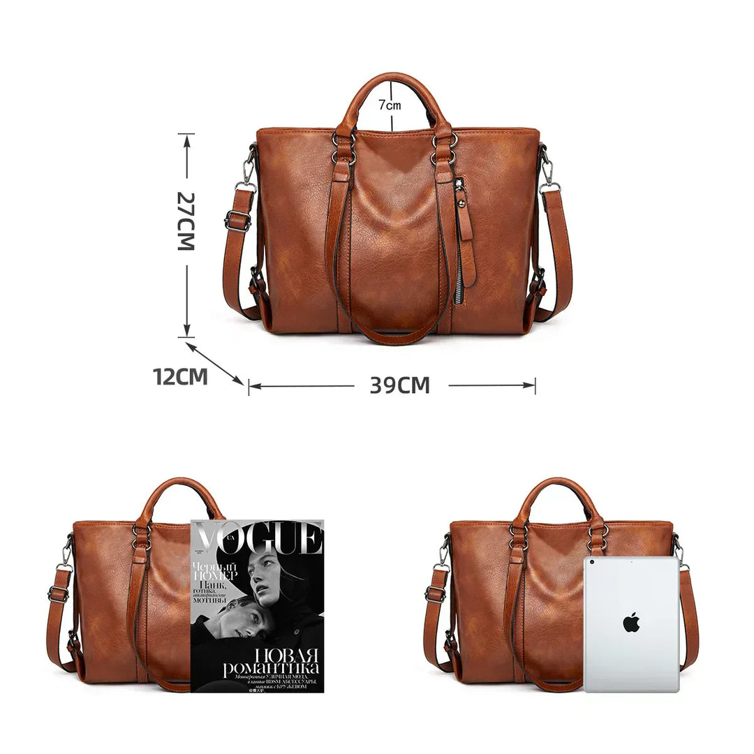 Esmee™|Large Capacity Leather Shoulder Bag