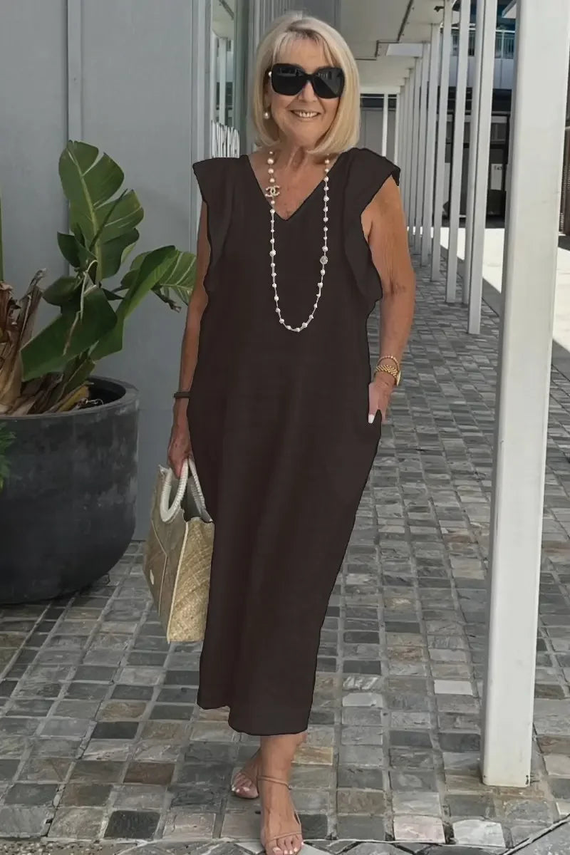 HELGA - ELEGANT MIDI DRESS