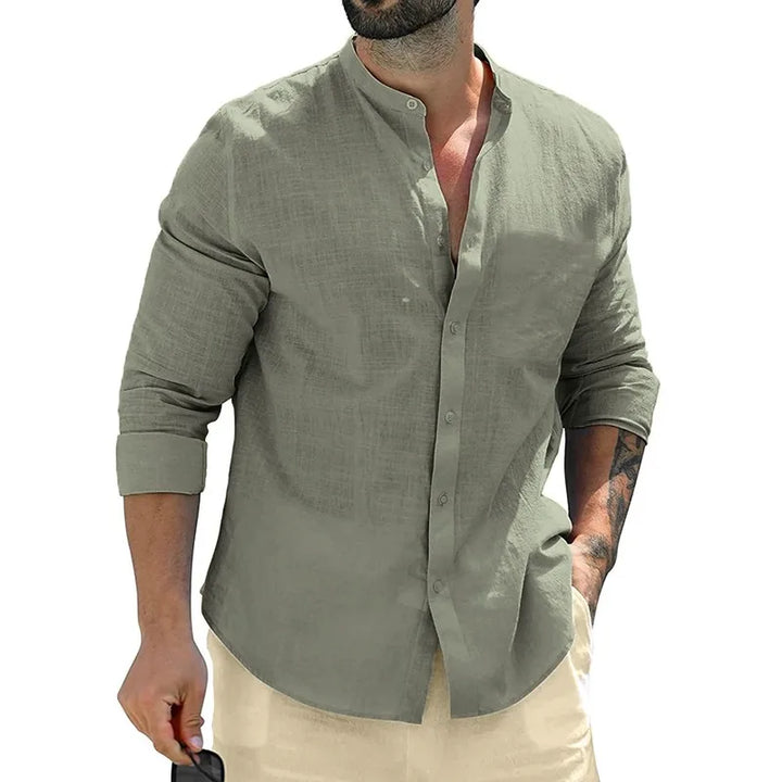 Mike™ | Camicia in Lino da Uomo