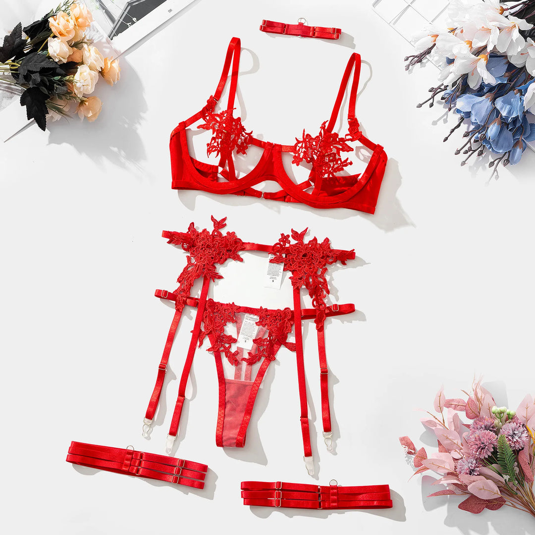 Demano™ | 3 piece French lingerie set