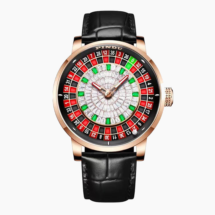 Orologio Roulette Casino Serie Orologio da Uomo Movimento Meccanico