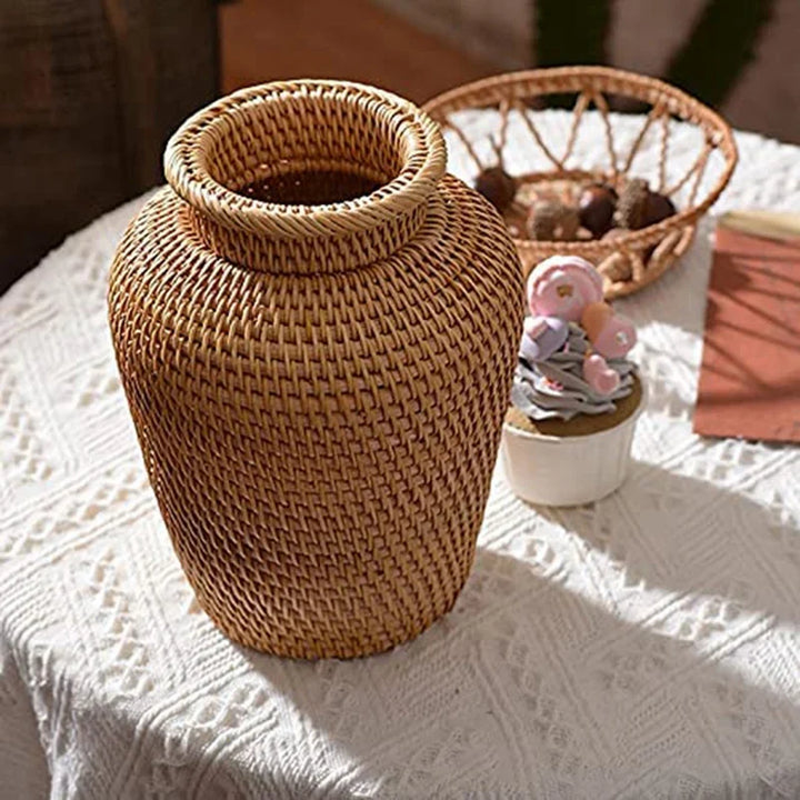 Vaso Intrecciato in Rattan