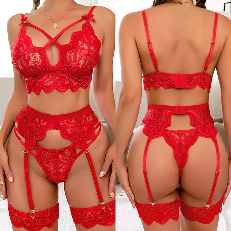 Demano™ | Set di Lingerie Francese 3 Pezzi