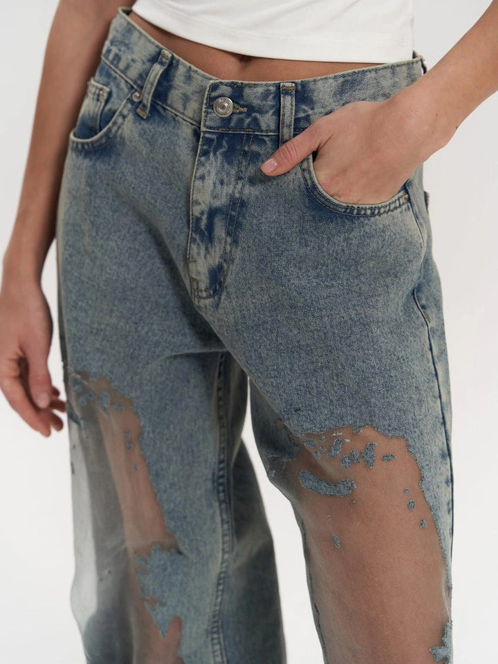 Jeans Trasparenti Blu Trixie