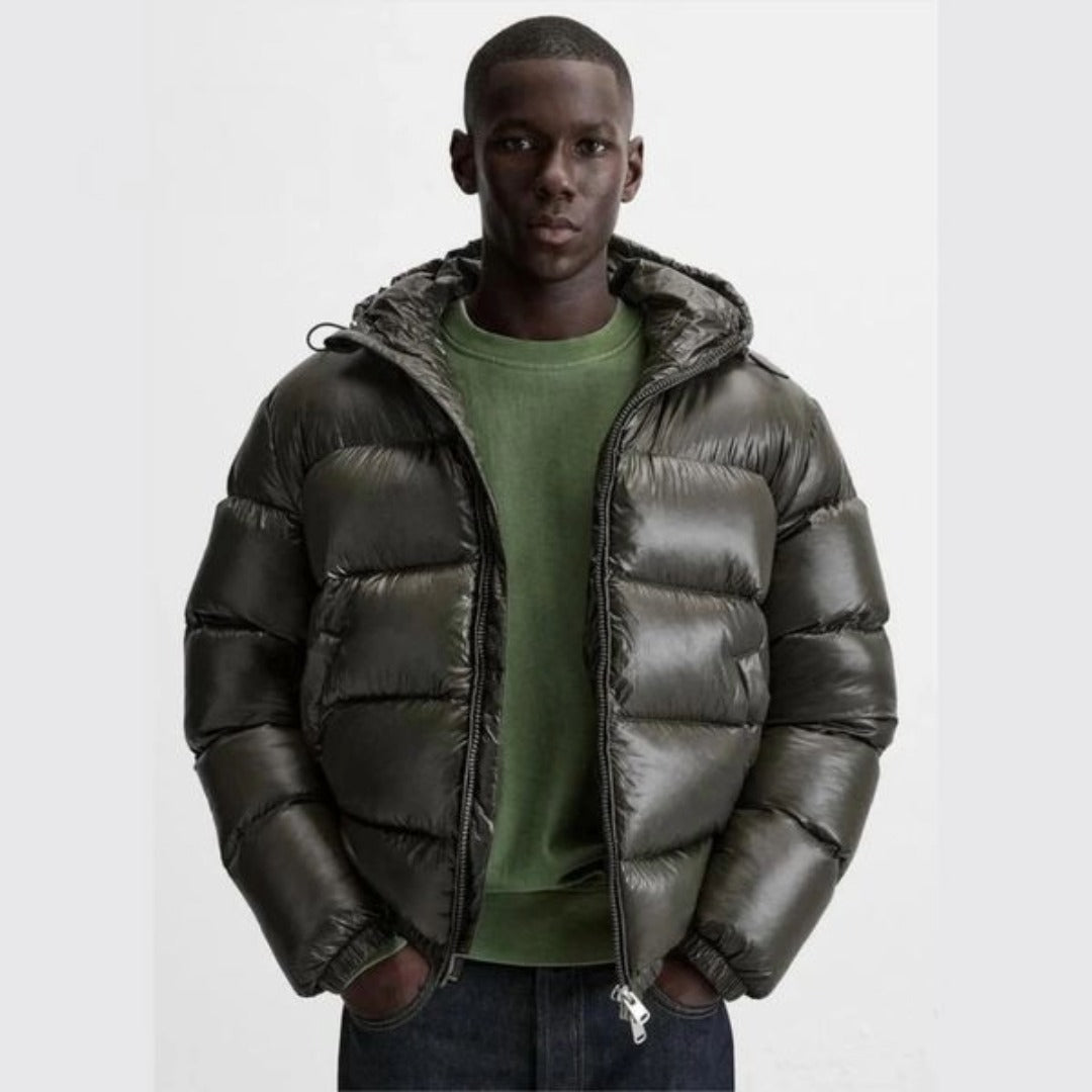 Demano™ | Sustainable 100% Goose Down Hooded Jacket Warm, lightweight and eco-friendly