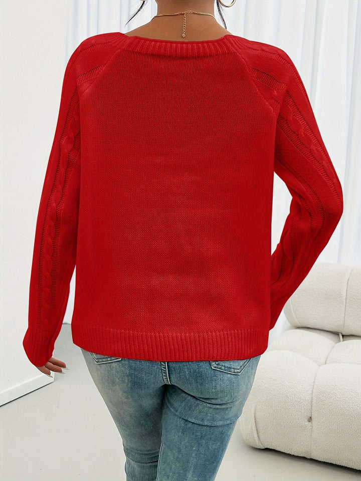 Pullover Isabell con scollatura rotonda