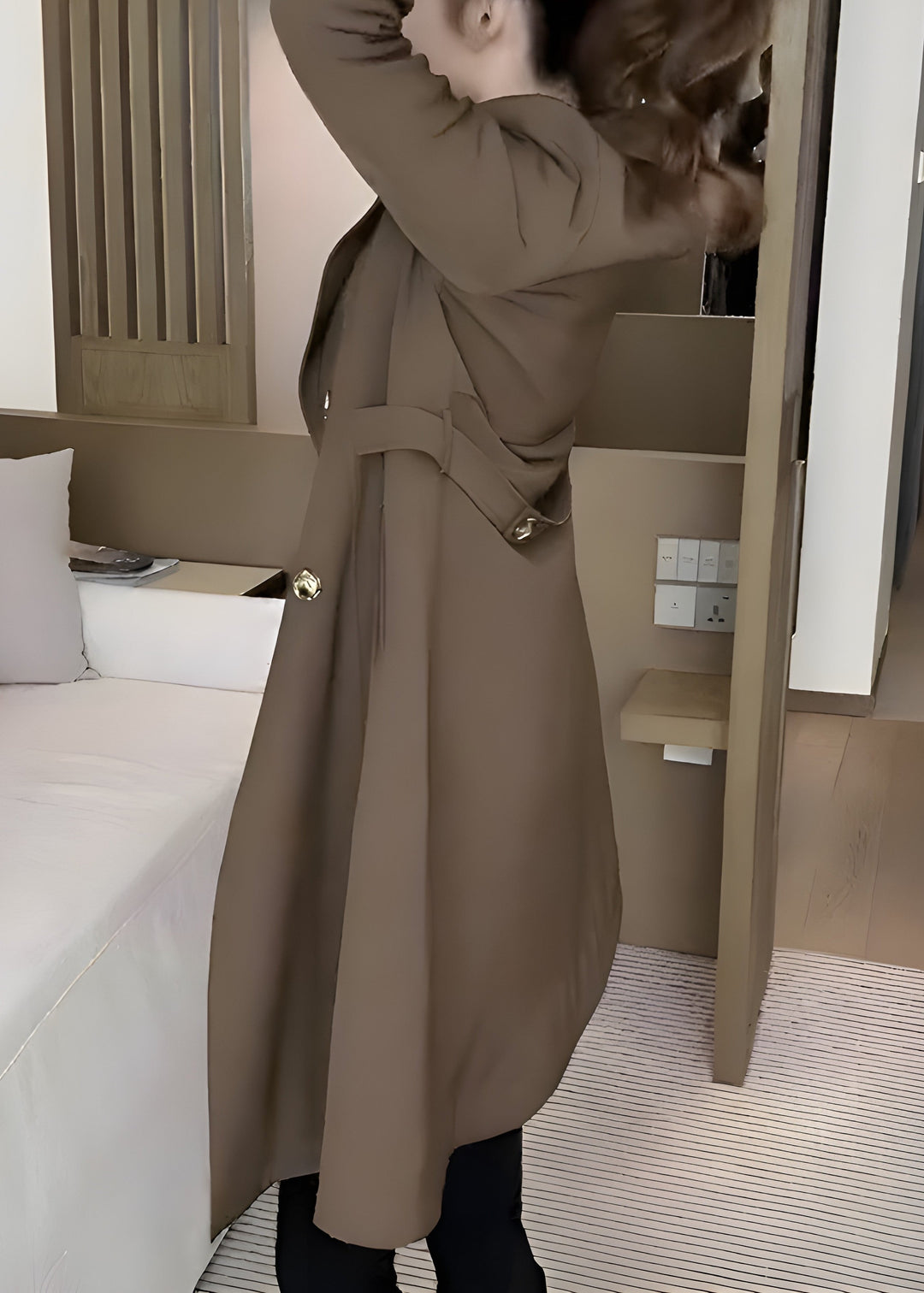 Nadine - Trench Coat Elegante e Caldo