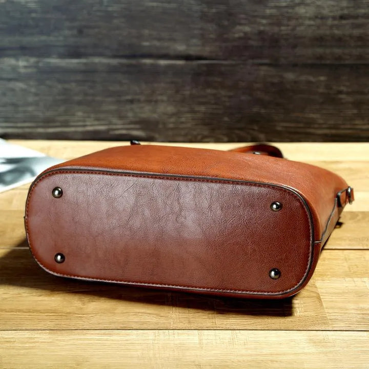 Renske™|Vintage Leather Shoulder Bag