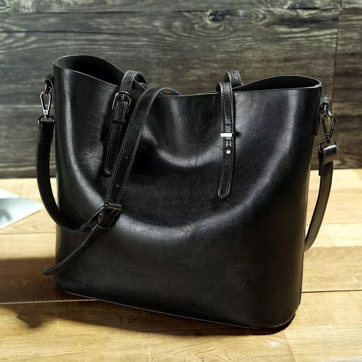 Renske™|Vintage Leather Shoulder Bag