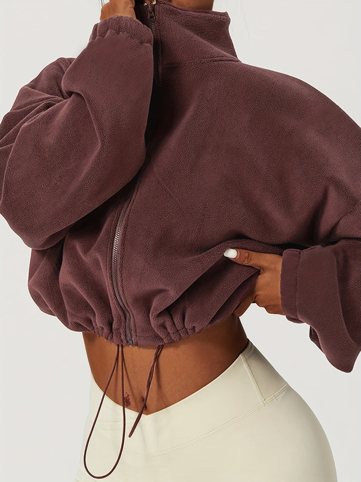 Velexia | Fleece-Crop-Top