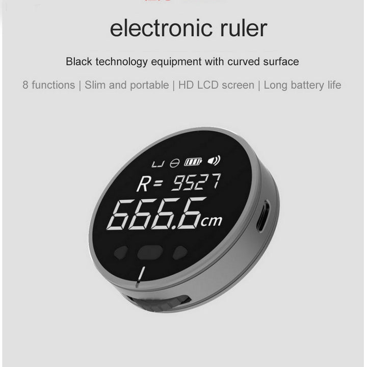 Strumento di Misura della Distanza Righello Elettronico Metro a Nastro Alta Definizione Digitale LCD Righello Elettronico di Alta Precisione