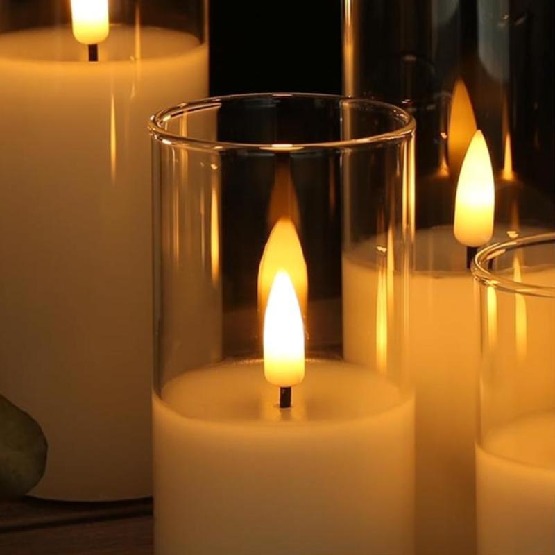 Set di Candele Senza Fiamma 9pz