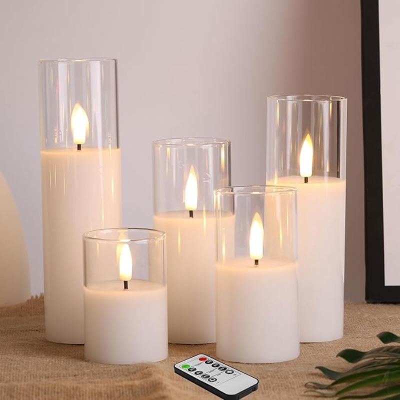 Set di Candele Senza Fiamma 9pz