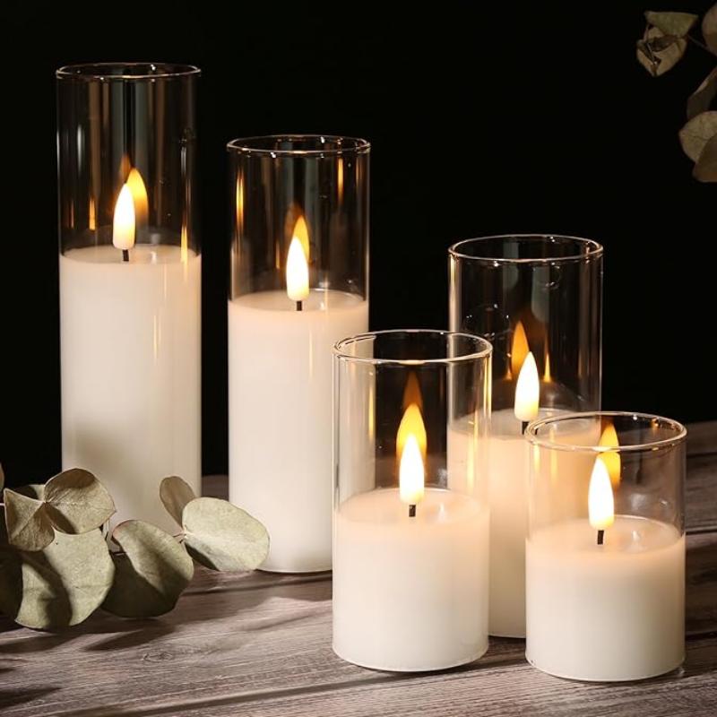 Set di Candele Senza Fiamma 9pz