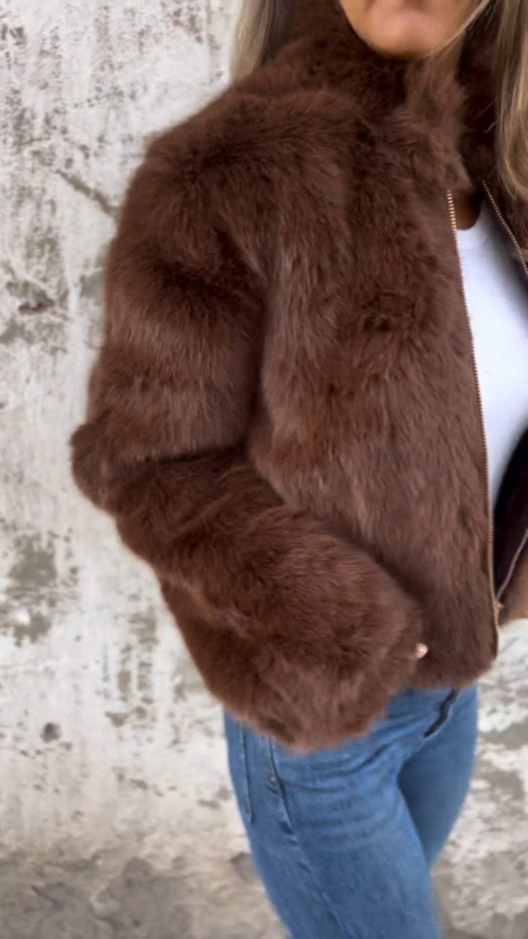 Marie Faux Fur Jacket