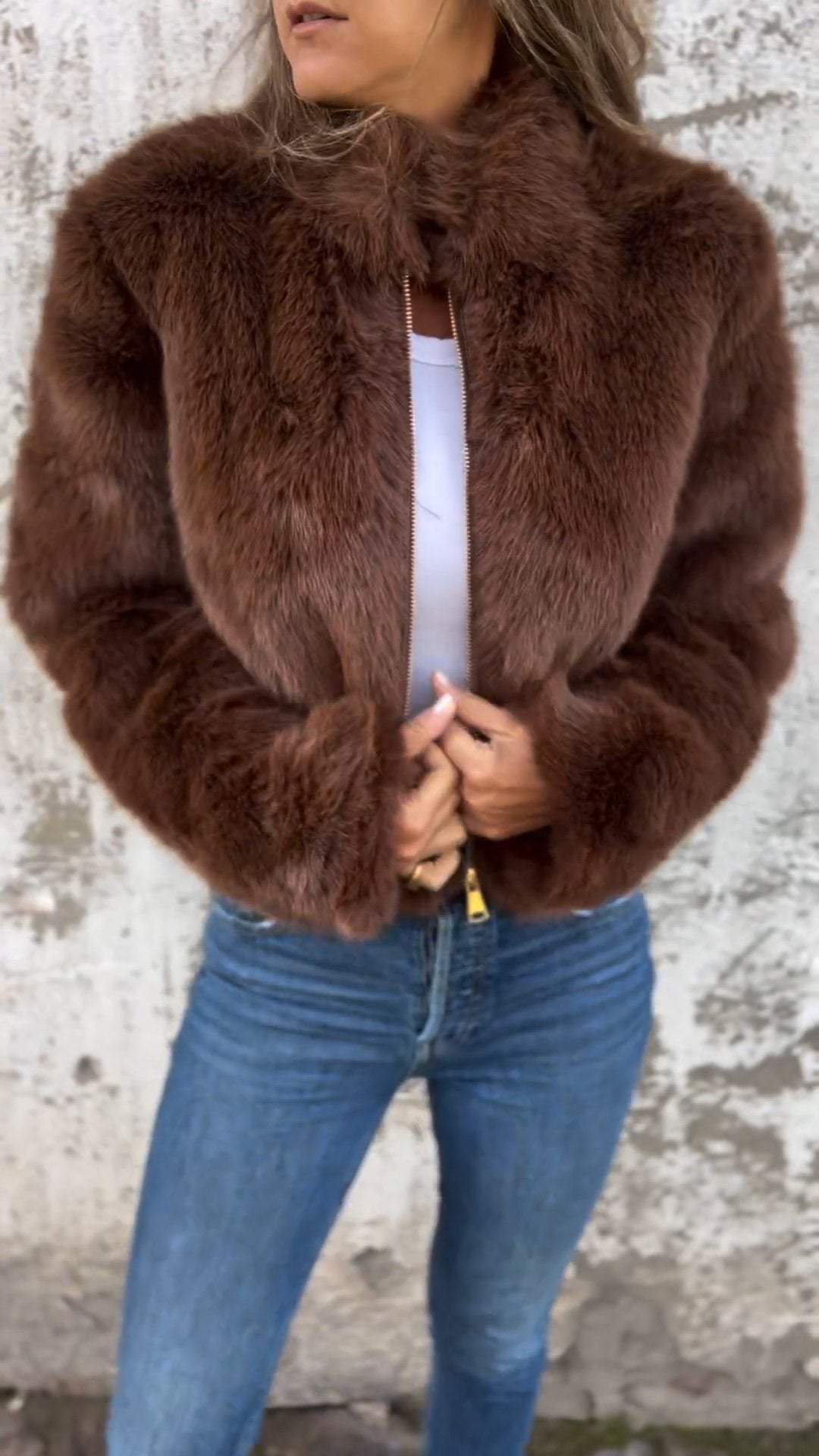 Marie Faux Fur Jacket