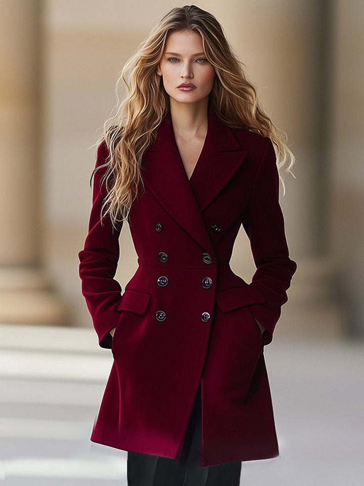 【Spedizione in 24 ore】Cappotto Elegante con Collo a Revers