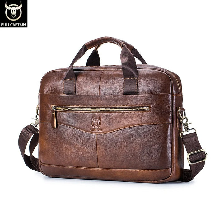 CAPTAIN | Leather work shoulder bag