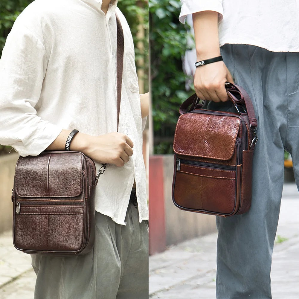 ALESSIO | Everyday leather shoulder bag