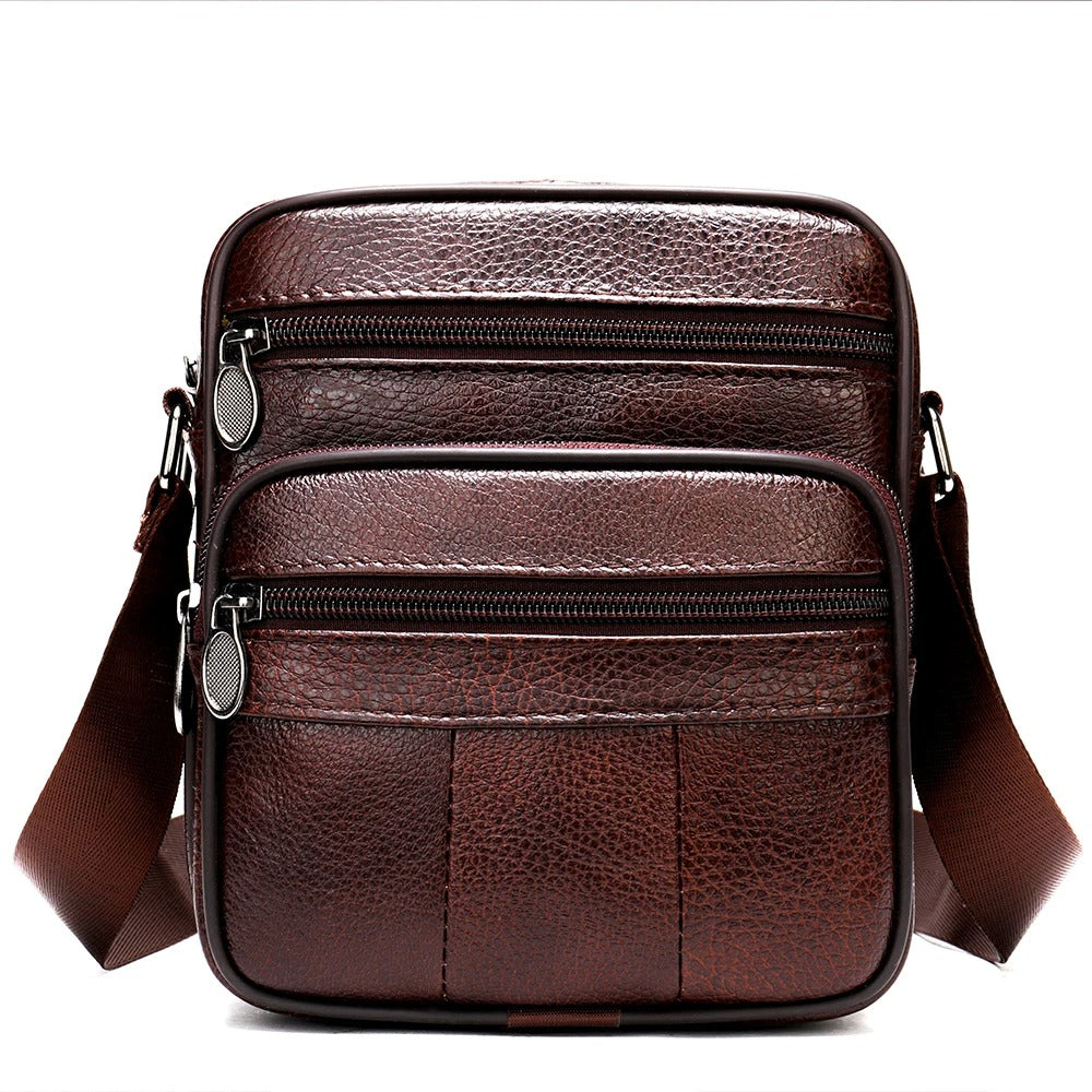 FRANCO | comfortable men's leather shoulder bag