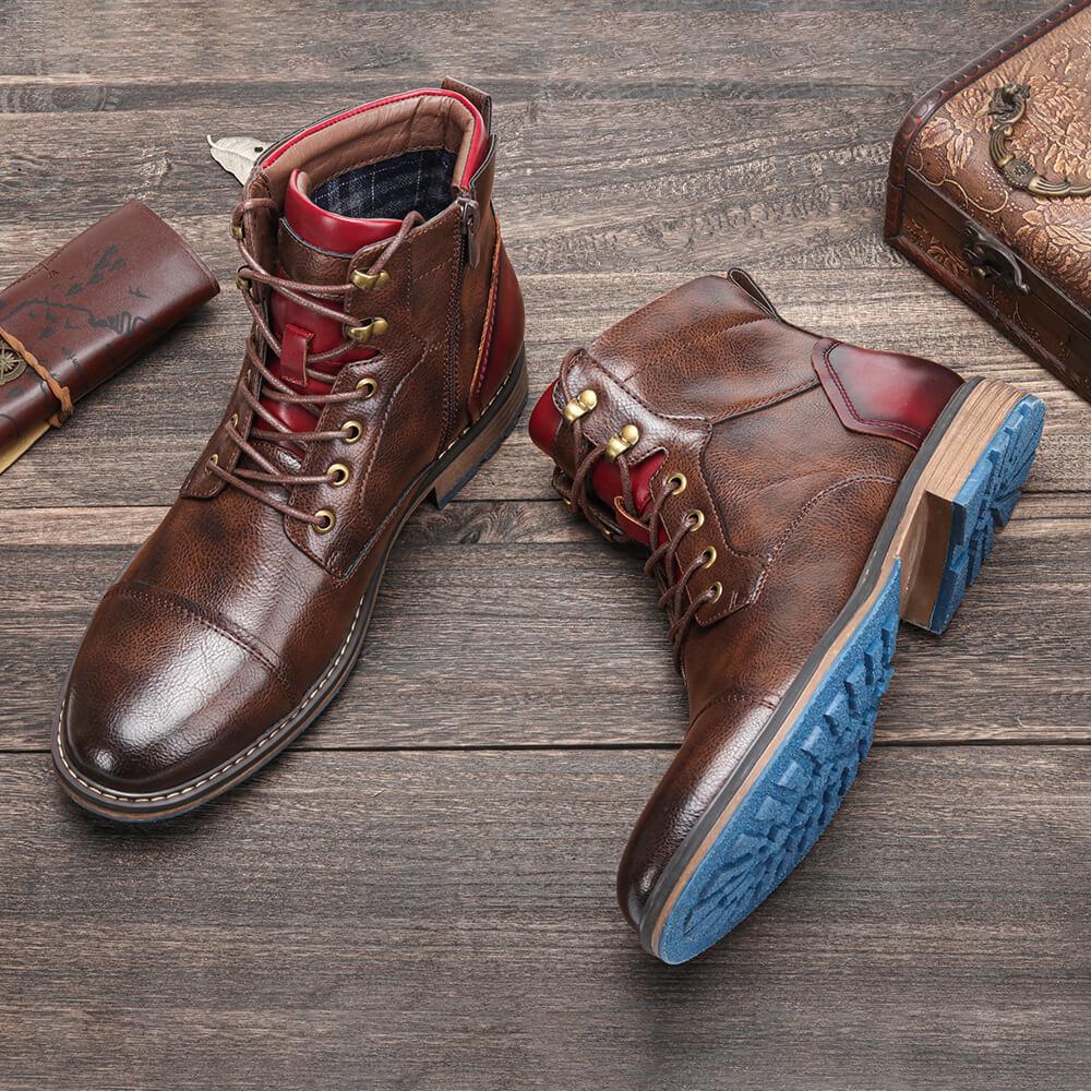 Demano™ | Premium Handmade Leather Oxford Boots for Men