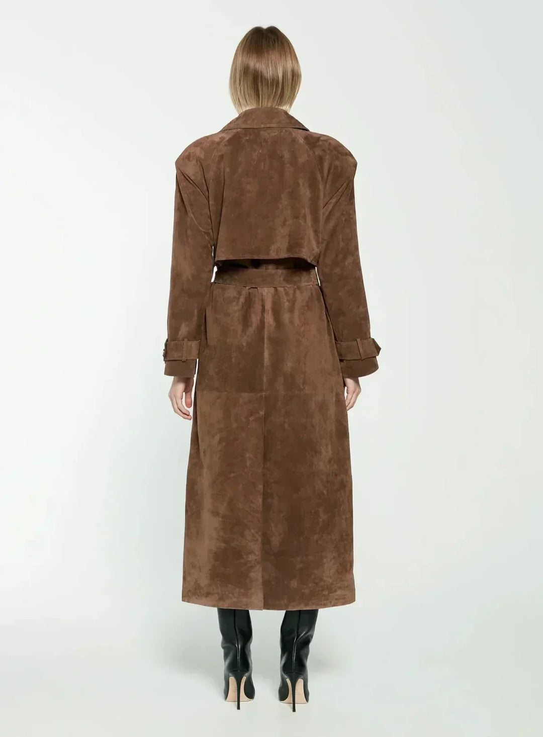 Daniela | Trench coat di moda in suede