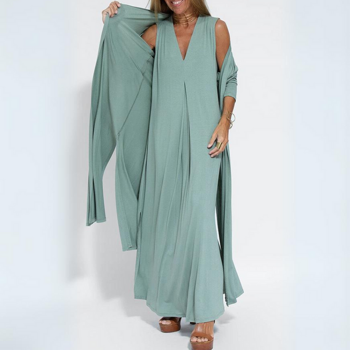 Sole® | Elegant Summer Dress + Free Shrug