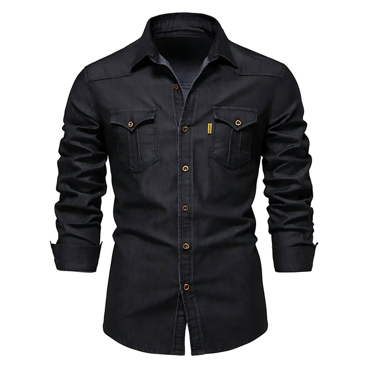 Richard™ | Camicia in Denim di Cotone da Uomo