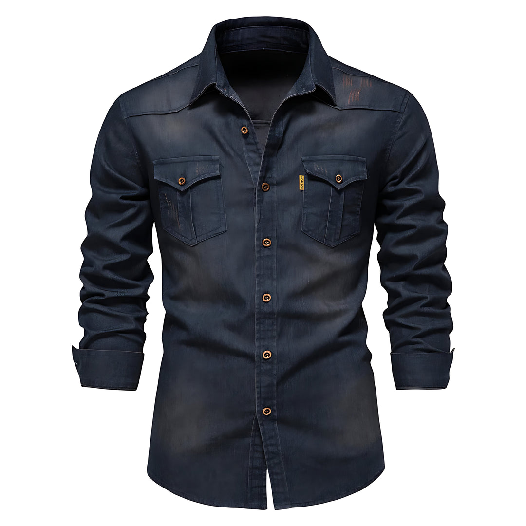 Richard™ | Camicia in Denim di Cotone da Uomo