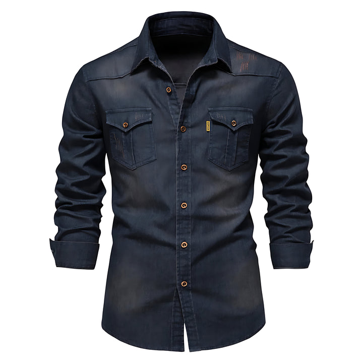 Richard™ | Camicia in Denim di Cotone da Uomo