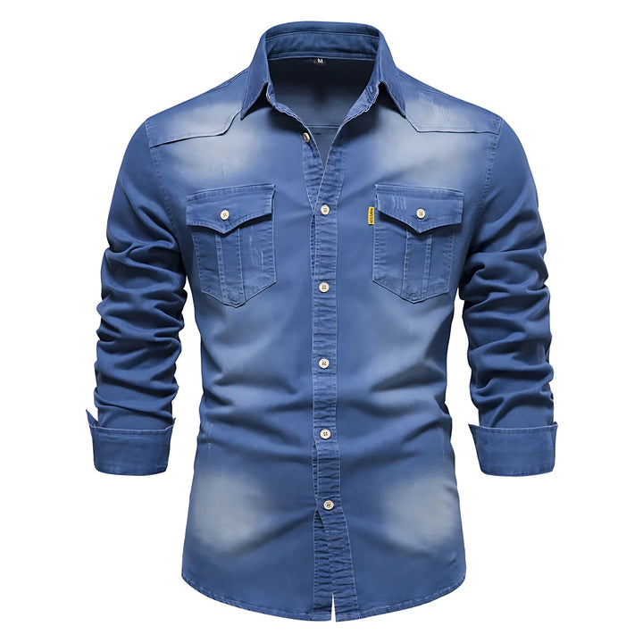 Richard™ | Camicia in Denim di Cotone da Uomo