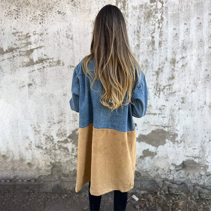 DenimCharm™ | Trench Coat di Lunghezza Media